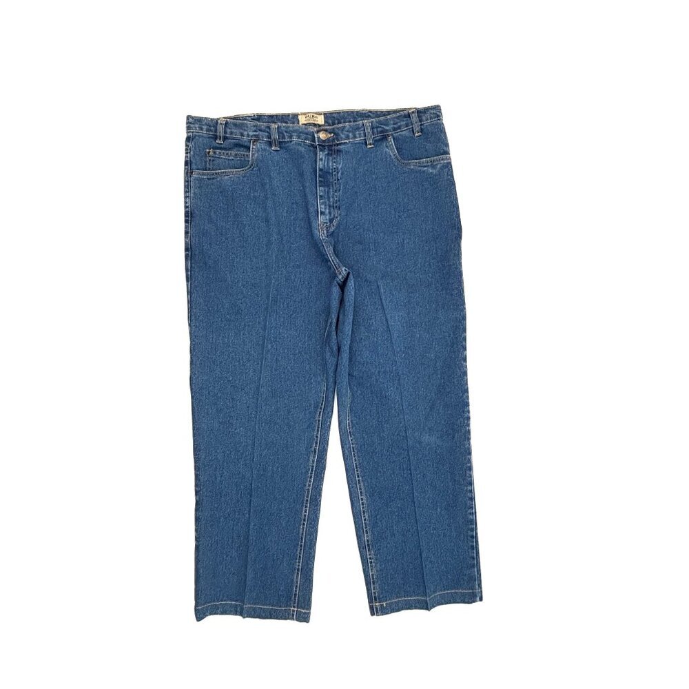Duke Haband Straight Leg Men's‎ size 44x28 Dark Wash Blue Denim jeans